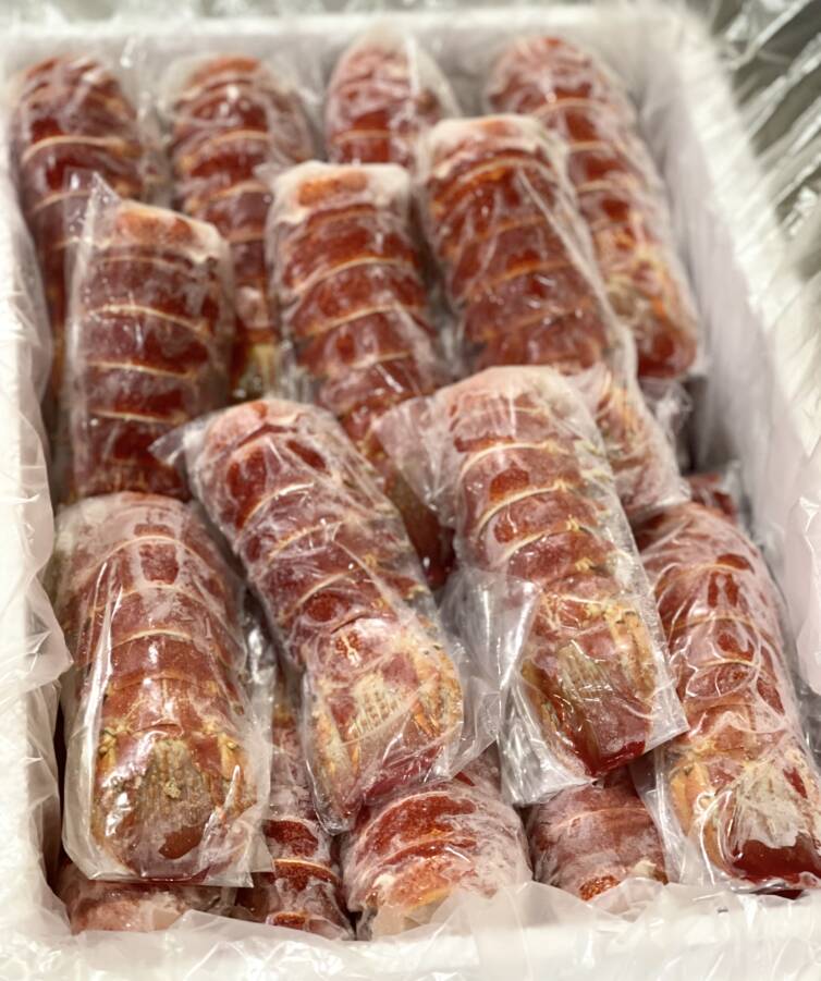 Frozen Raw Lobster Tail Silver Spoon Seafoods